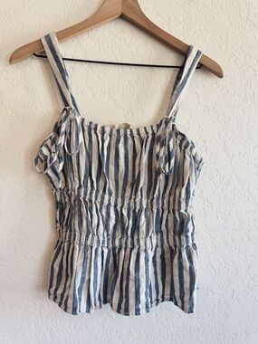 Universal Thread | blue and white stripe tank | M